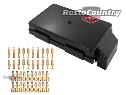 Holden Commodore VK VL Fuse Box Cover + Terminal Connector + Decal Kit NEW lid - kAPP535-a