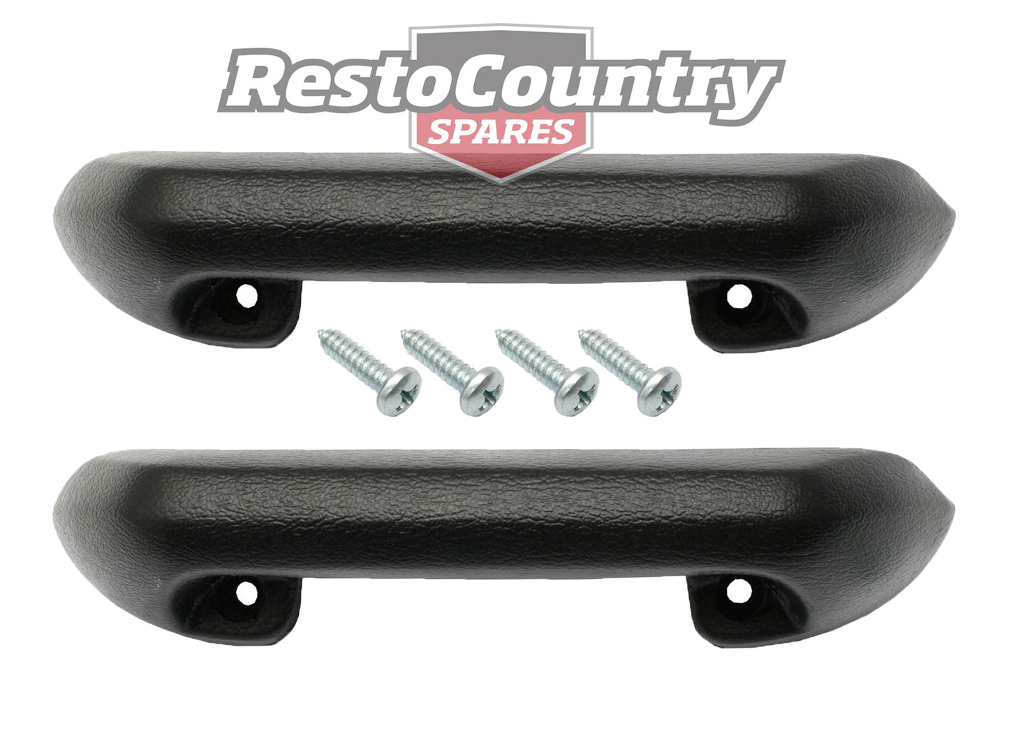 Holden Torana Armrest LC LJ Front or Rear LH or RH Black x2 grab handle arm rest - kAR1001x2
