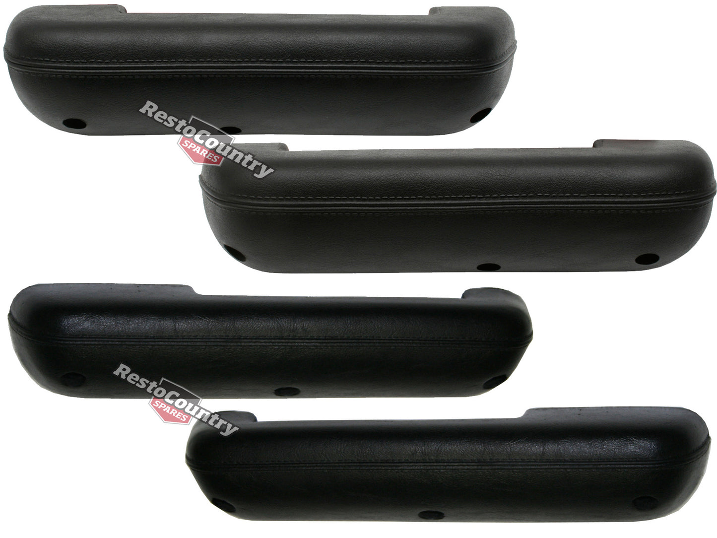 Ford Door Armrest Kit Black Front + Rear x4 XT XW XY Falcon arm rest - kAR2000-a