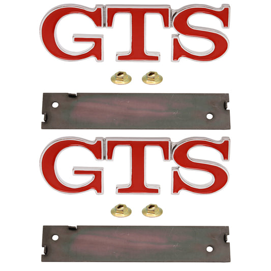Holden HZ 'GTS' Monaro Badge Pair - Grille Guard or Boot NEW x2 fender trunk - kB1058x2