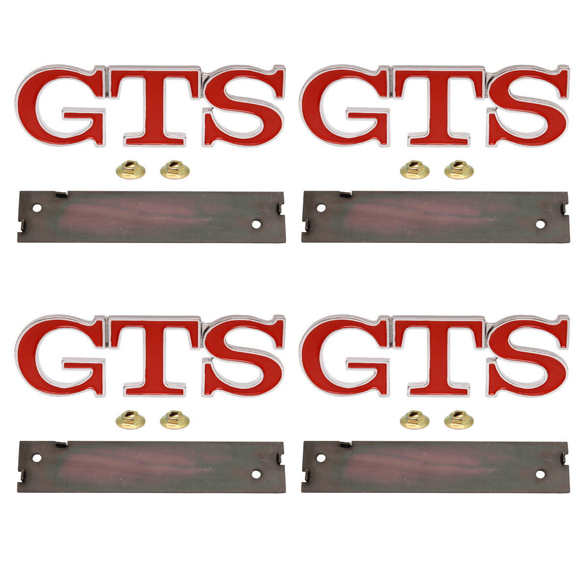Holden HZ 'GTS' Monaro Badge Set - Grille + Guard + Boot NEW x4 fender trunk - kB1058x4