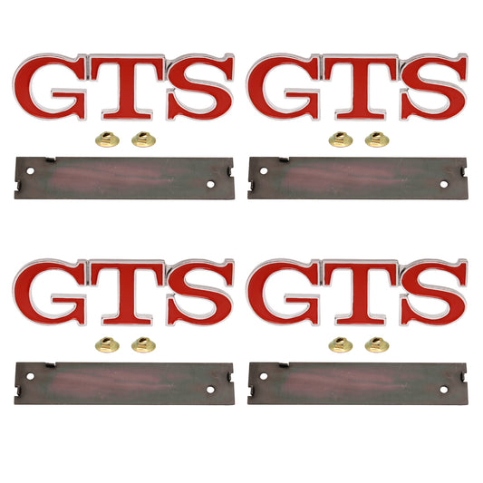 Holden HZ 'GTS' Monaro Badge Set - Grille + Guard + Boot NEW x4 fender trunk - kB1058x4