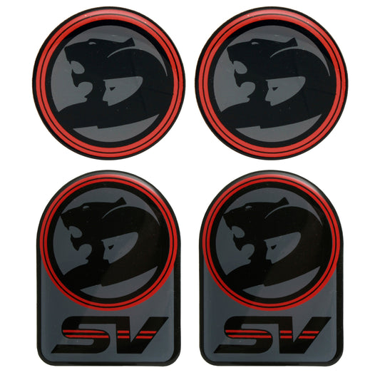 Holden Commodore VL HSV Badge Kit x4 Nose Cone + Boot Lid + Guard Walkinshaw SS - kB1084-5x4