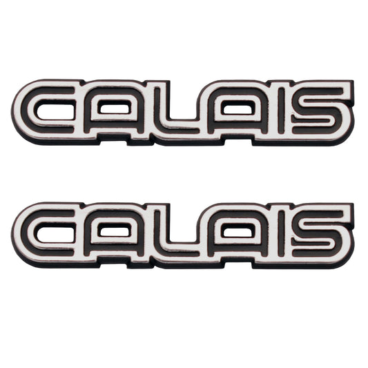 Holden Commodore - CALAIS - Guard Badge Pair VK VL x2 fender emblem - kB1117x2