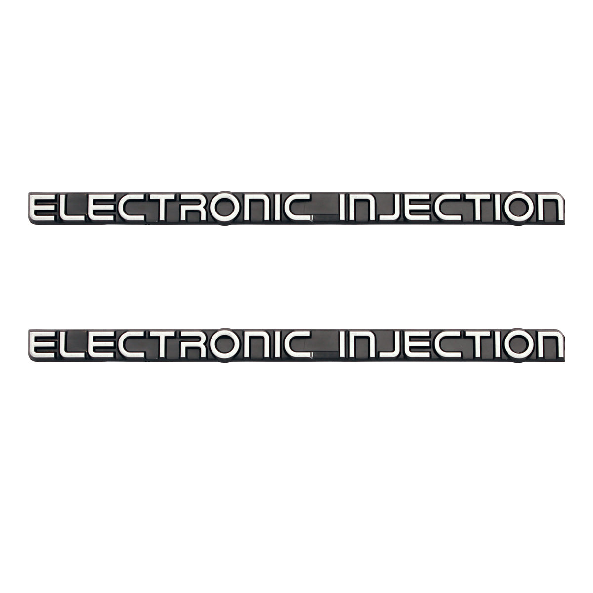 Holden 'Electronic Injection' Badge PAIR x2 VK VL Guard / Boot / Tailgate decal - kB1293x2