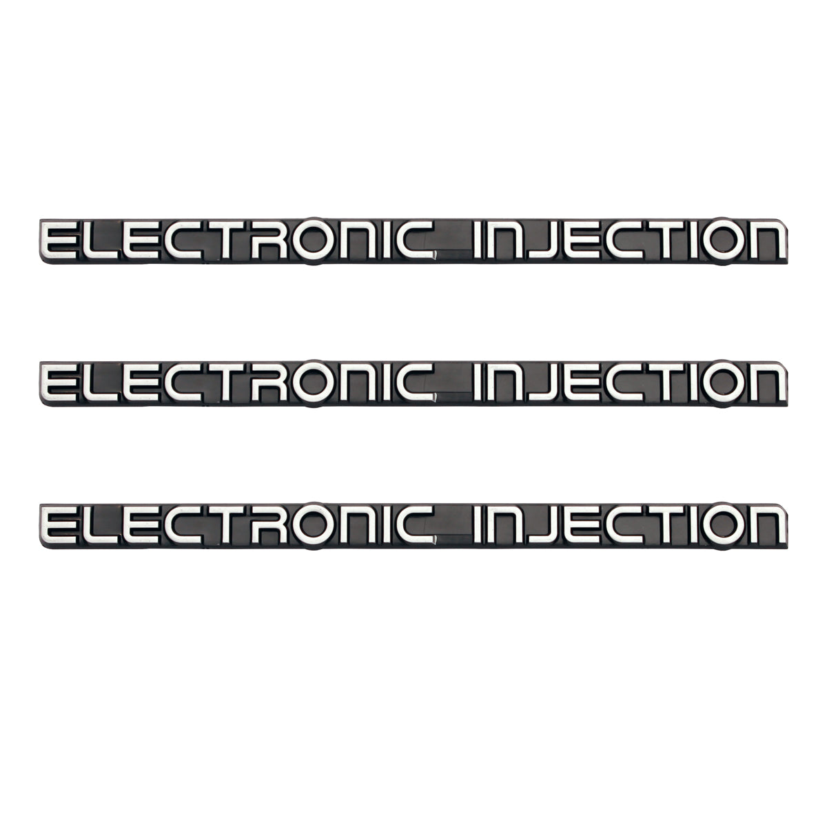 Holden 'Electronic Injection' Badge SET x3 VK VL Guards + Boot + Tailgate decal - kB1293x3