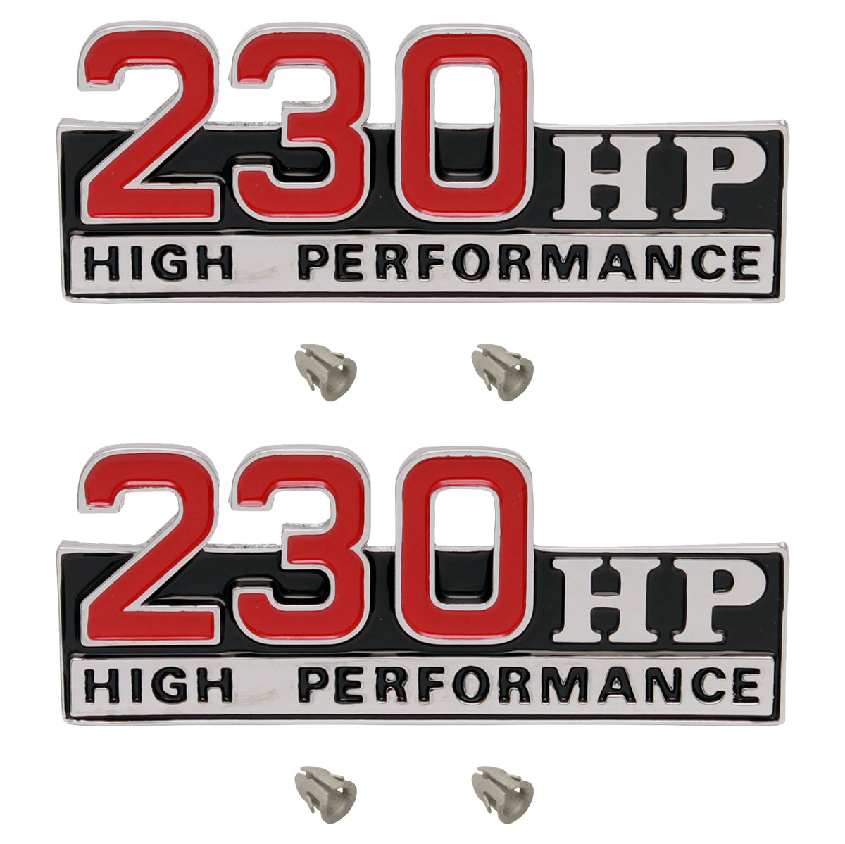 Suit Ford '230HP' Front Guard / Fender Badge PAIR x2 XT GT Falcon - kB2027x2