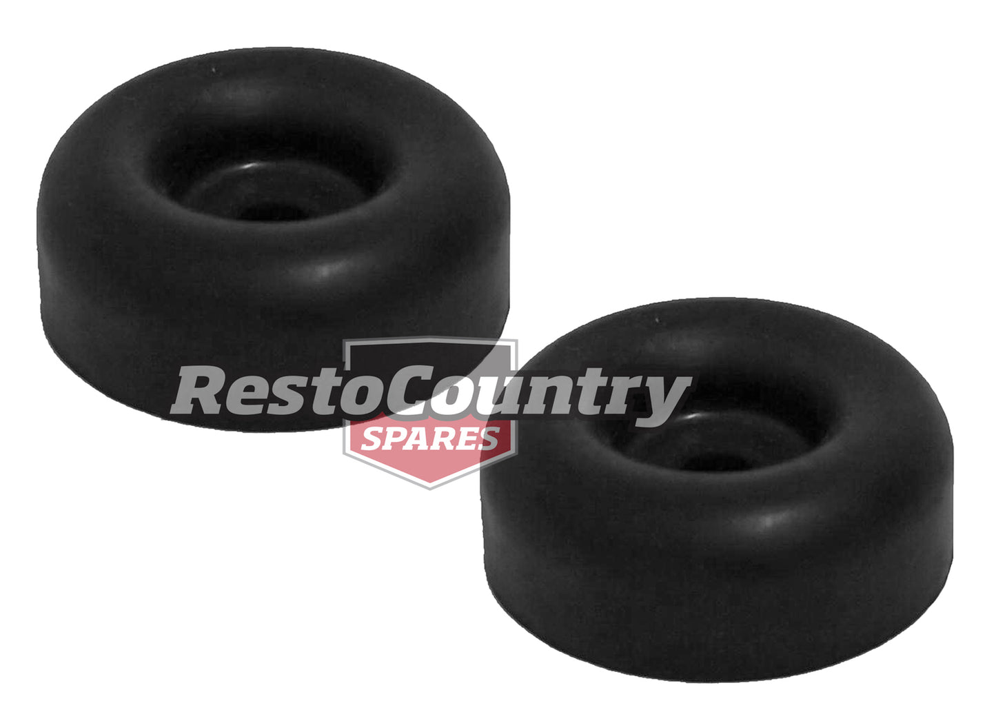 Moulded Rubber Mounting Foot Buffer PAIR 60mm Pre Drilled Furniture Table Truck  -kBB1001x2 - kBB1001x2