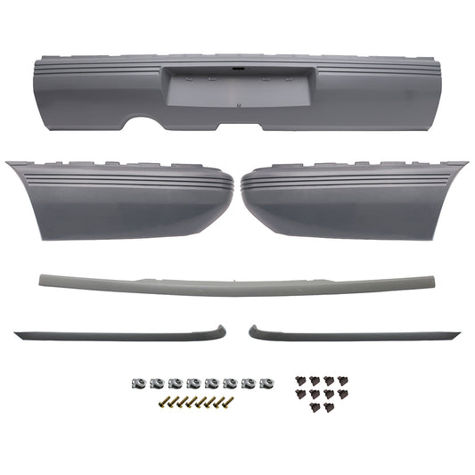Rear Bumper Bar, Moulds & Fitting Kit Holden VL Commodore Sedan - kBBKH-a