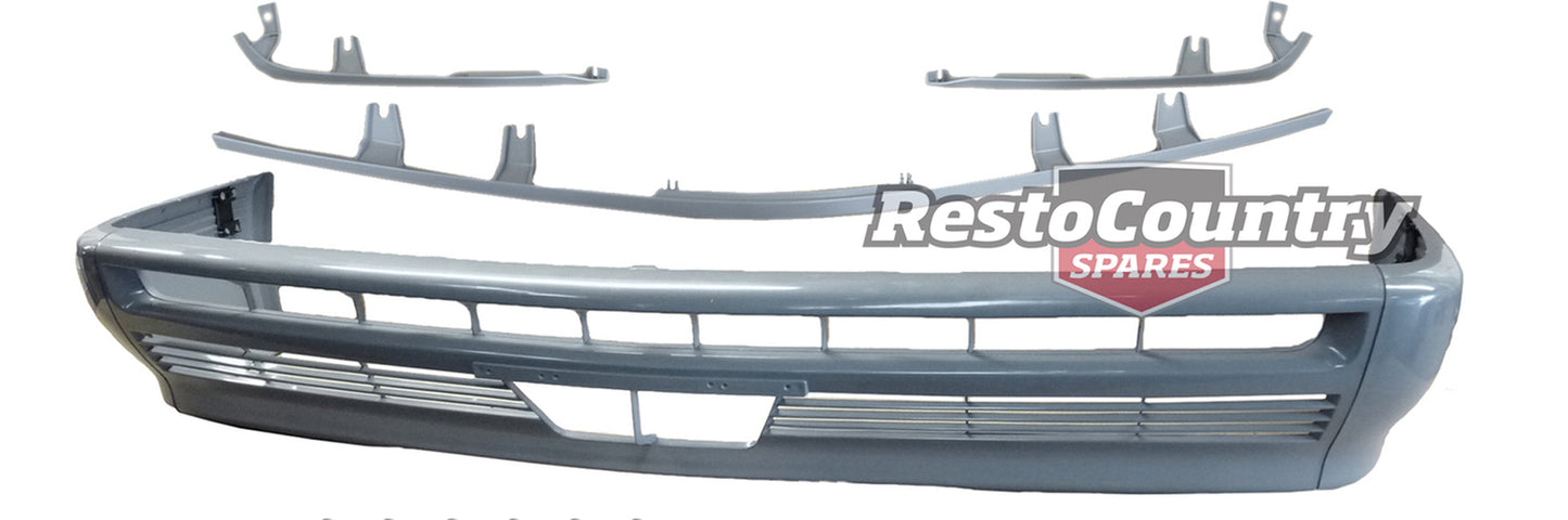 Holden Commodore VL FRONT Bumper Bar + Mould Kit NEW plastic trim - kBBKH-b-z
