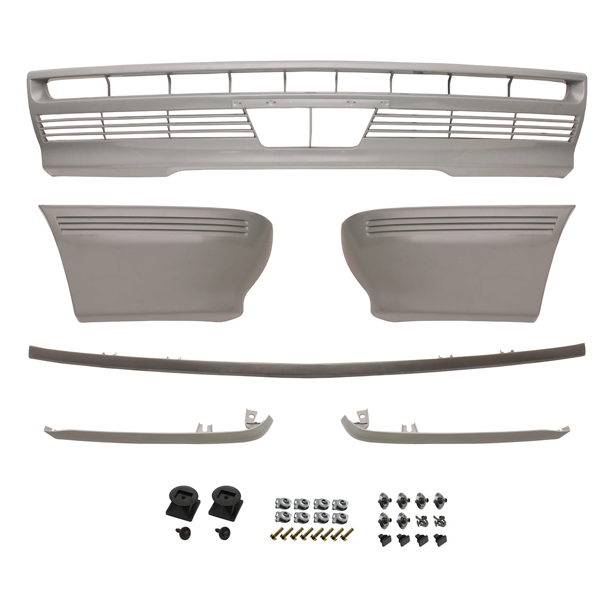 Front Bumper Bar, Moulds & Fitting Kit Holden VL Commodore - kBBKH-b