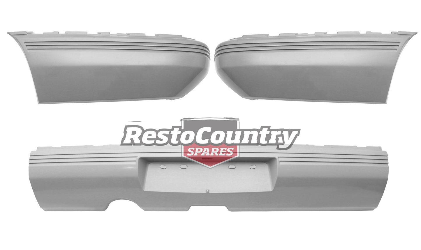 Holden Commodore Rear Bumper Bar 3x Piece Kit VK VL SEDAN NEW plastic - kBBKH-d-z