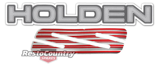 Holden Commodore VP SS Boot Decal Set SS + HOLDEN Sticker trunk deck lid - kBD1014-a