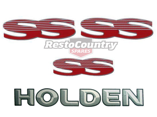 Holden Commodore VR VS - SS - Body Decal x4 Kit Rear Doors / Boot sticker badge - kBD1019-a