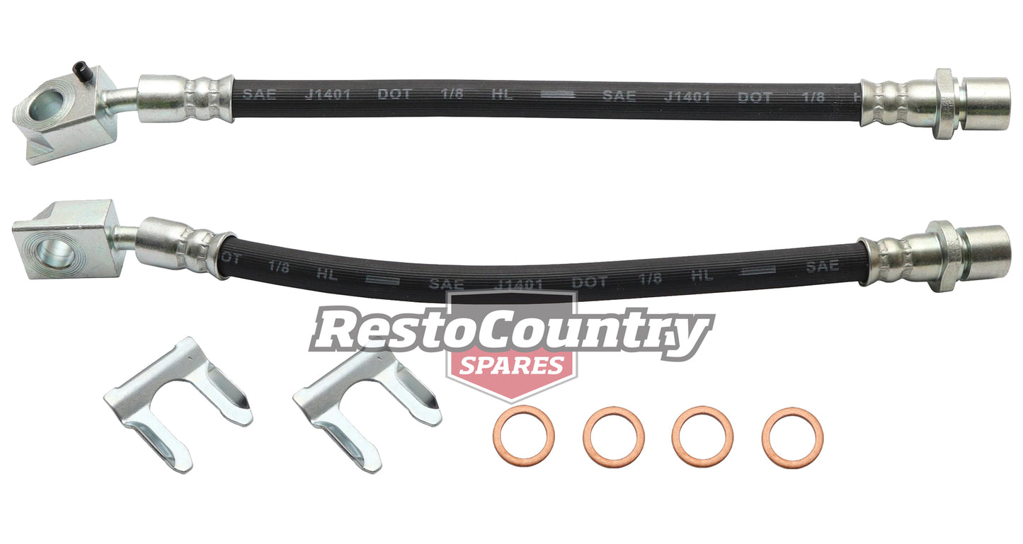 Holden WB Statesman REAR Disc Brake Caliper Flex Hoses x2 - kBH1028-29