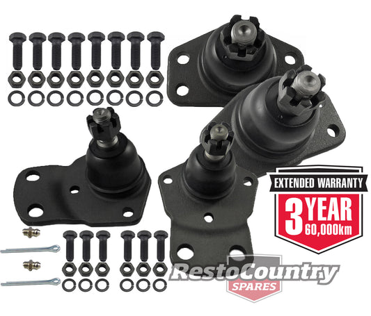 Ford Ball Joint UPPER + LOWER Kit x4 XT XW XY ZC ZD Falcon Fairlane steering - kBJ34_BJ75RKx4