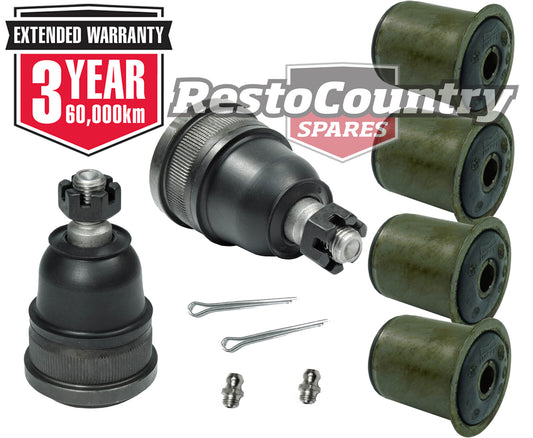 Holden Front Lower Bush + Ball Joint Kit HQ HJ HX NON RTS control arm suspension - kBJ55-b