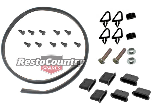 Holden Torana Bonnet Lacing Rubber + Bump + Cowl Plug Kit LH LX UC firewall - kBL106A-b