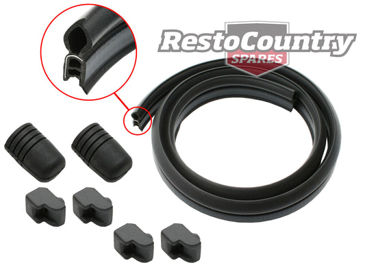 Holden Commodore Bonnet Lacing Rubber + Bump Stop Kit VB VC VH VK seal water - kBL112-a