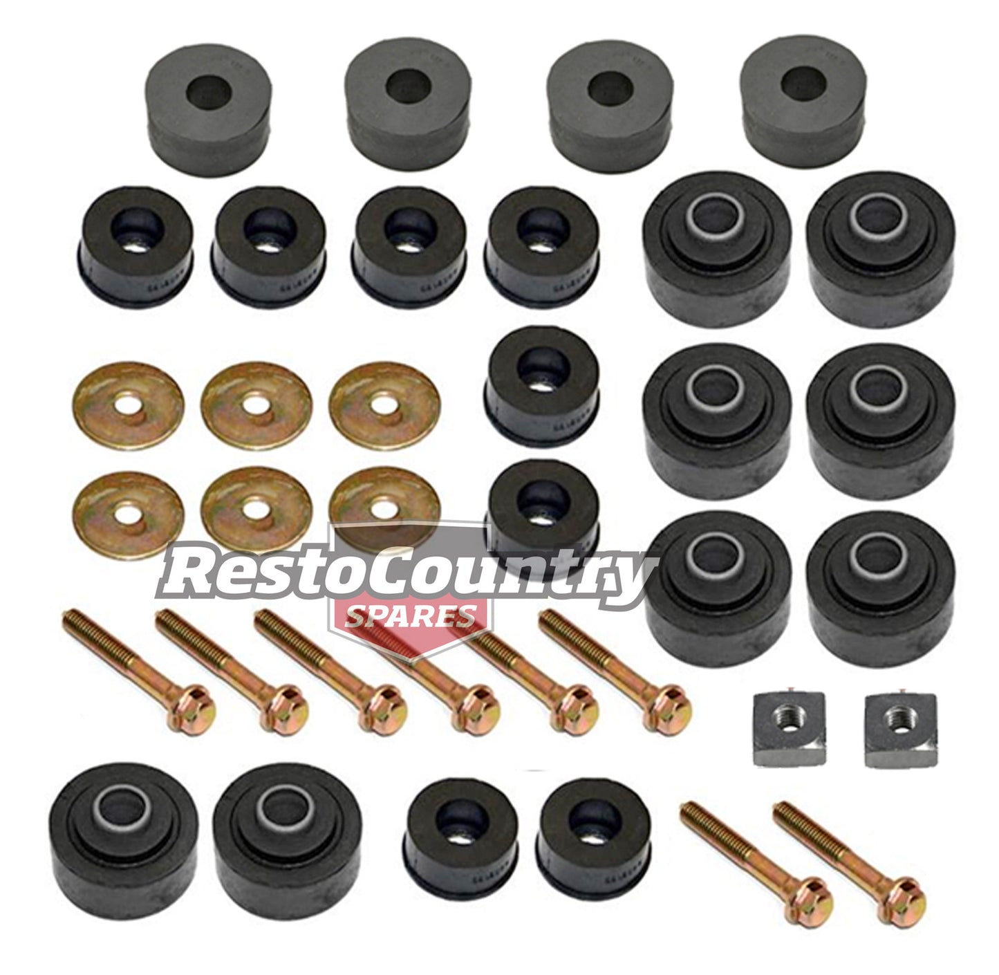 Holden 1 Tonner Body + Radiator Support Mount + BOLTS Kit HQ HJ HX HZ WB - kBMK3A-b