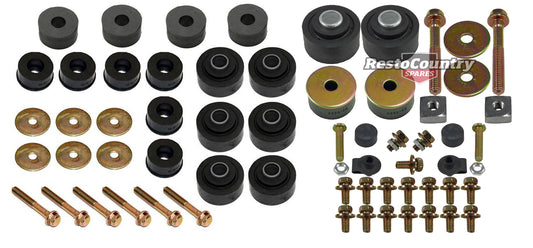 Holden 1 Tonner Body + Radiator Mounts + Bolts + Adjuster Kit HQ HJ HX HZ - kBMK3a-c