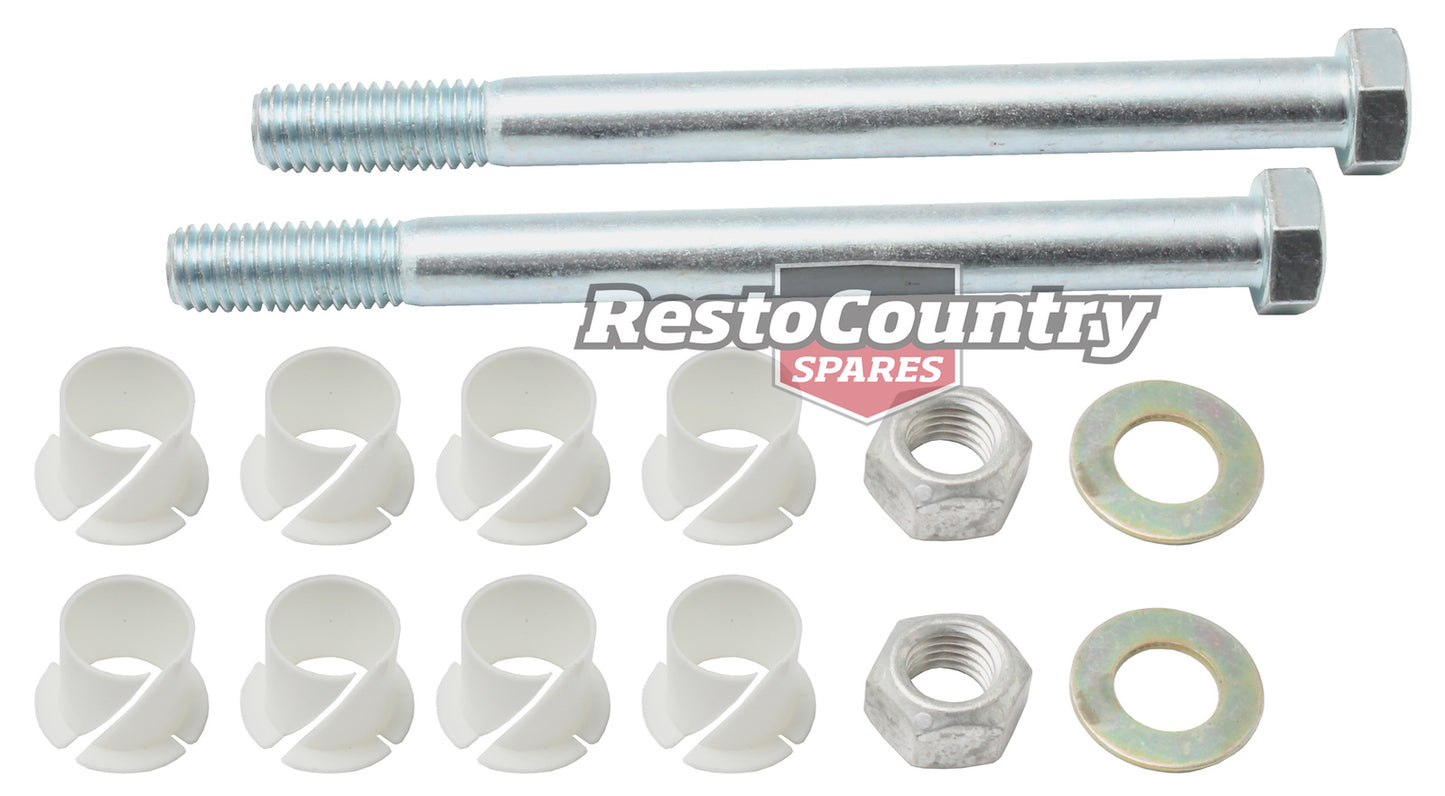 Holden Brake + Clutch Pedal Bolt + Bush Kit x2 HX HZ ALL. floor mount lever - kBPBK1004-a