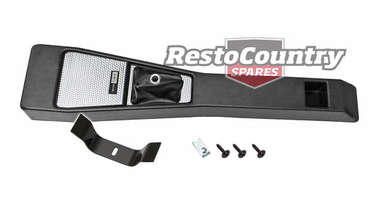 Holden HQ Console 4spd Manual SILVER Surround + Mount Bracket NEW - kC1009-a