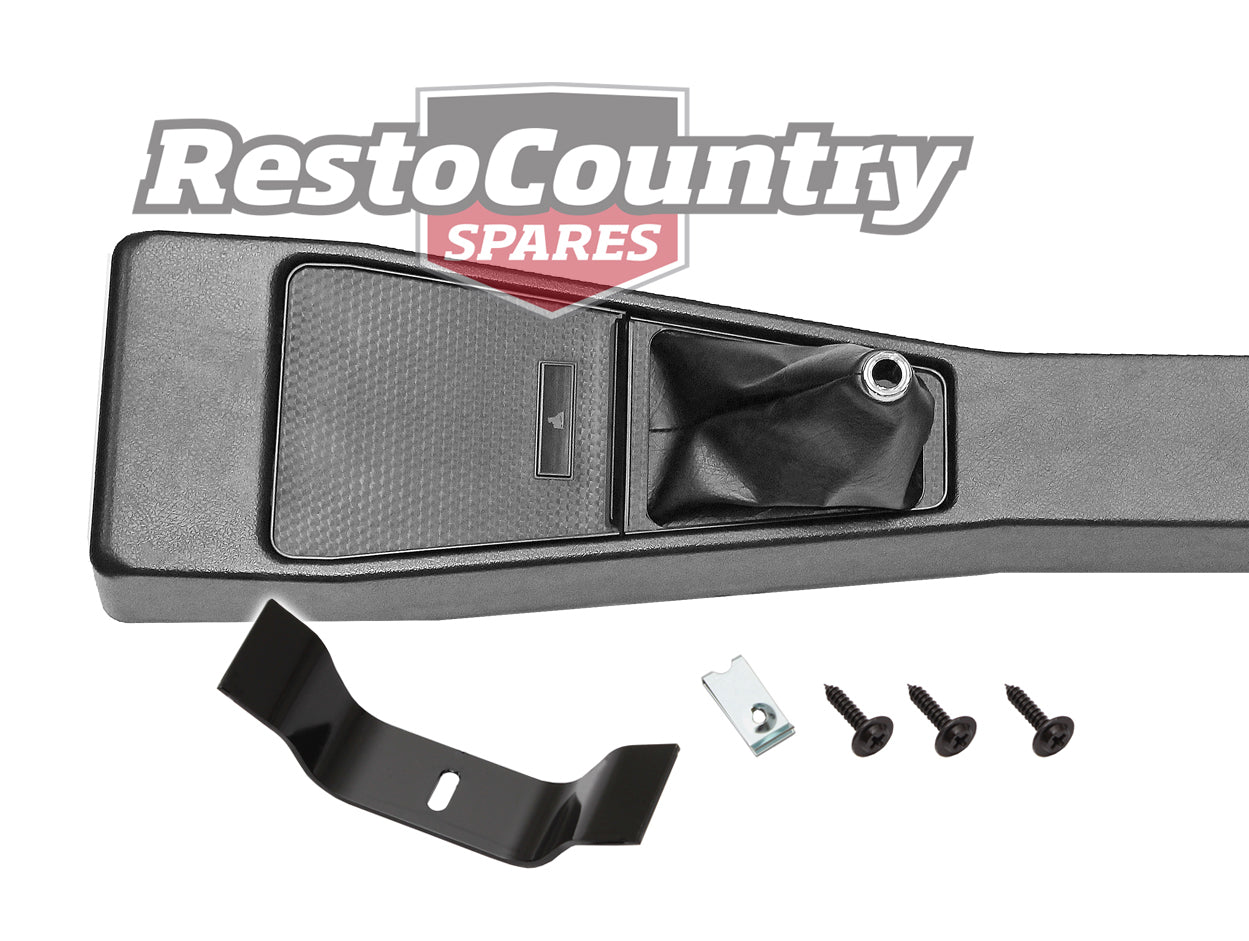 Holden HQ Console 4spd Manual BLACK Surround + Mount Bracket NEW - kC1012-a