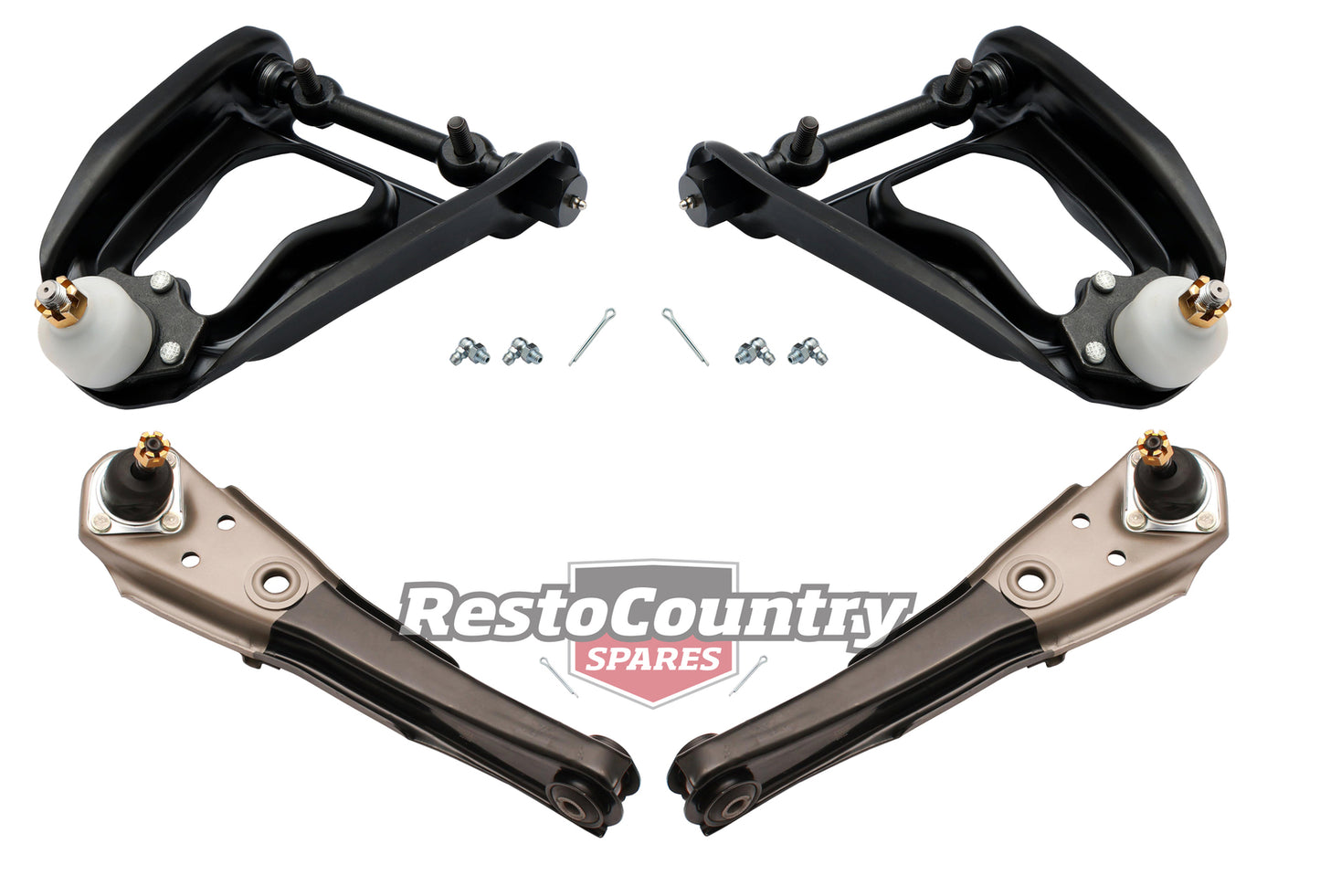 Suit Ford UPPER +LOWER Control Arm Assembly Set XR XT XW XY XA XB NEW bush ball - kC60A3082B-c