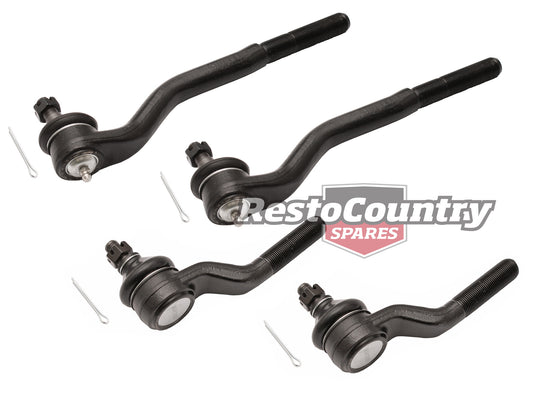 Ford Tie Rod End Kit x4 INNER + OUTER Early XR ZA steering joint ball - kC60A3289C-b