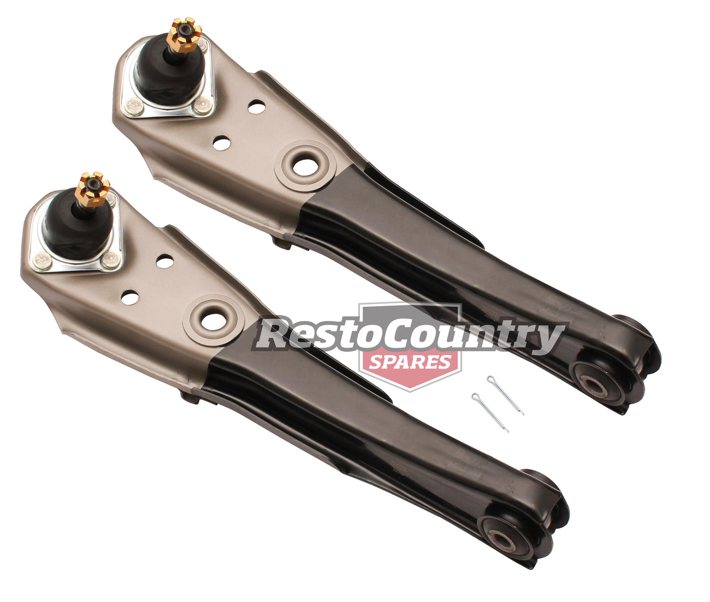 Ford New LOWER Control Arm Assembly RIVETTED PAIR ZA ZB ZC ZD ZF ZG ZH Fairlane - kC8GY3078A-b