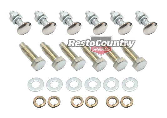 Holden Torana REAR Bumper Bar Mounting BOLT Kit LC LJ nut washer - kCBM1011-a