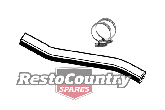 Ford Service UPPER Radiator Hose + Clamps XD XE V8 302 351 4.9 5.8 rubber pipe - kCH1197-a
