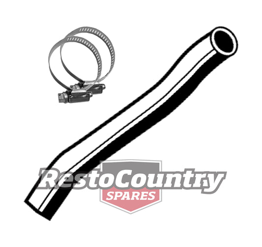 Holden Service LOWER Radiator Hose + Clamps WB 6Cyl 3.3 202 rubber - kCH1252-a