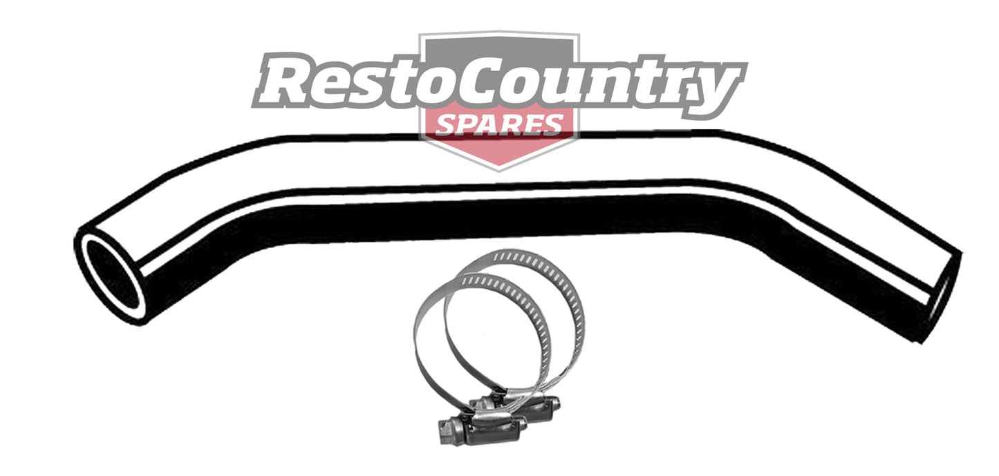 Holden Commodore Service UPPER Radiator Hose + Clamps VL 6Cyl 2.0 3.0 RB20 RB30 - kCH1545-a