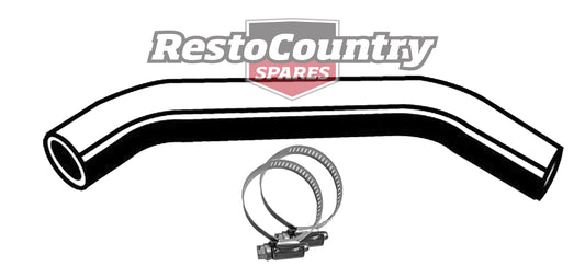 Holden Commodore Service UPPER Radiator Hose + Clamps VL 6Cyl 2.0 3.0 RB20 RB30 - kCH1545-a