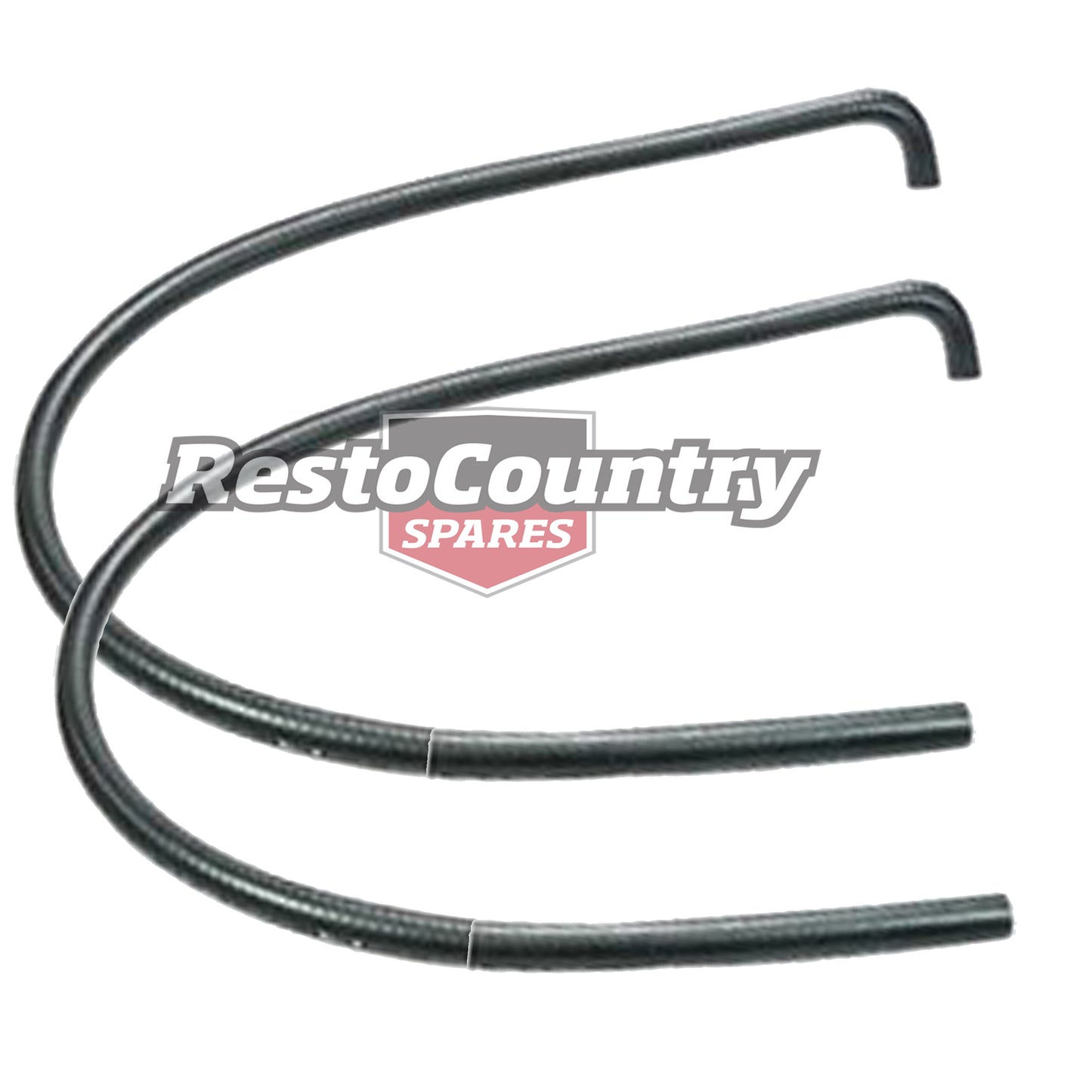 Holden Commodore Heater Hose Kit x2 VC VH VK VL V8 Inlet + Outlet 253 308 - kCH1687-a