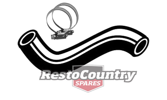 Holden Service LOWER Radiator Hose + Clamps HD HR 6Cyl 149 161 179 186 bottom - kCH637-b