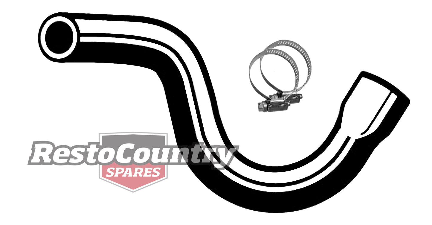 Ford Service LOWER Radiator Hose +Clamps XR 6 Cylinder 170 200 bottom - kCH718-a