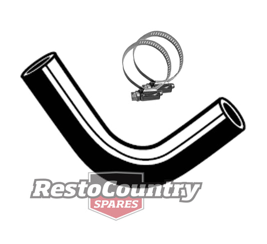 Holden Service UPPER Radiator Hose + Clamps HK HT HG 6Cyl 161 186  bottom - kCH787-a