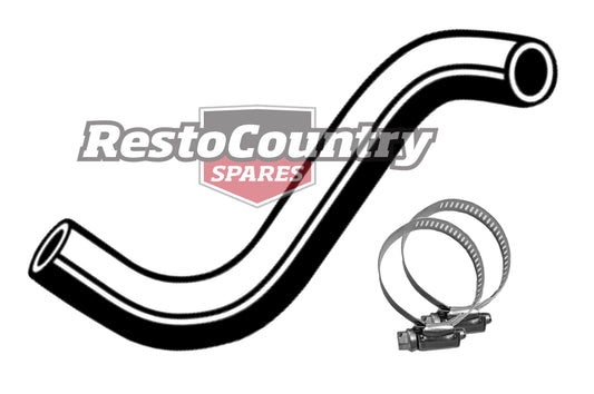 Holden Service LOWER Radiator Hose + Clamps HK HT HG 6Cyl 161 186  bottom - kCH788-a
