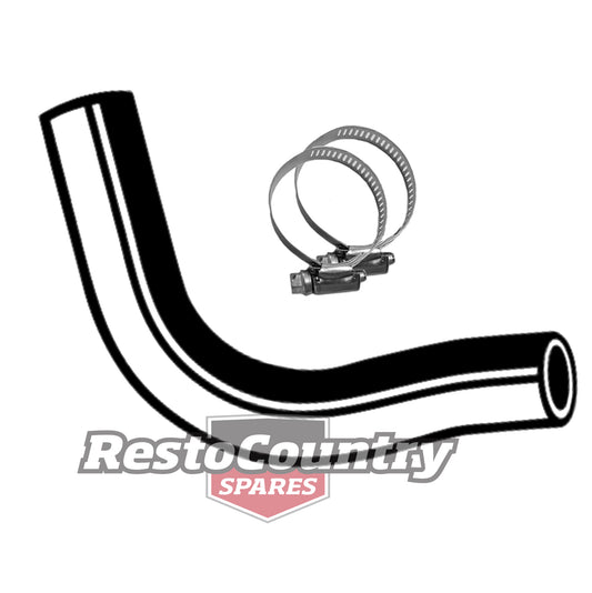 Holden Service LOWER Radiator Hose + Clamps 350 Chev V8 HT HG Monaro bottom - kCH882-a