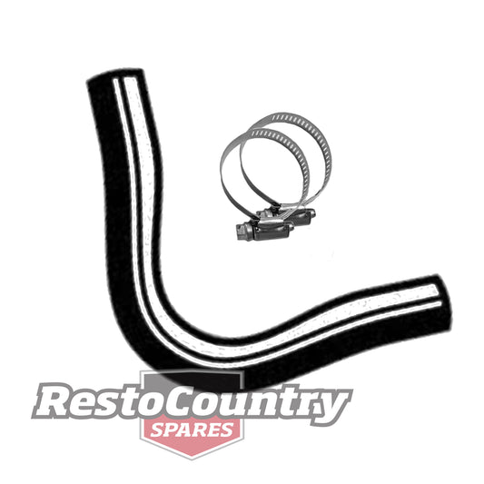 Holden Torana Service UPPER Radiator Hose + Clamps LH LX 173 202 WITH A/C - kCH936-b