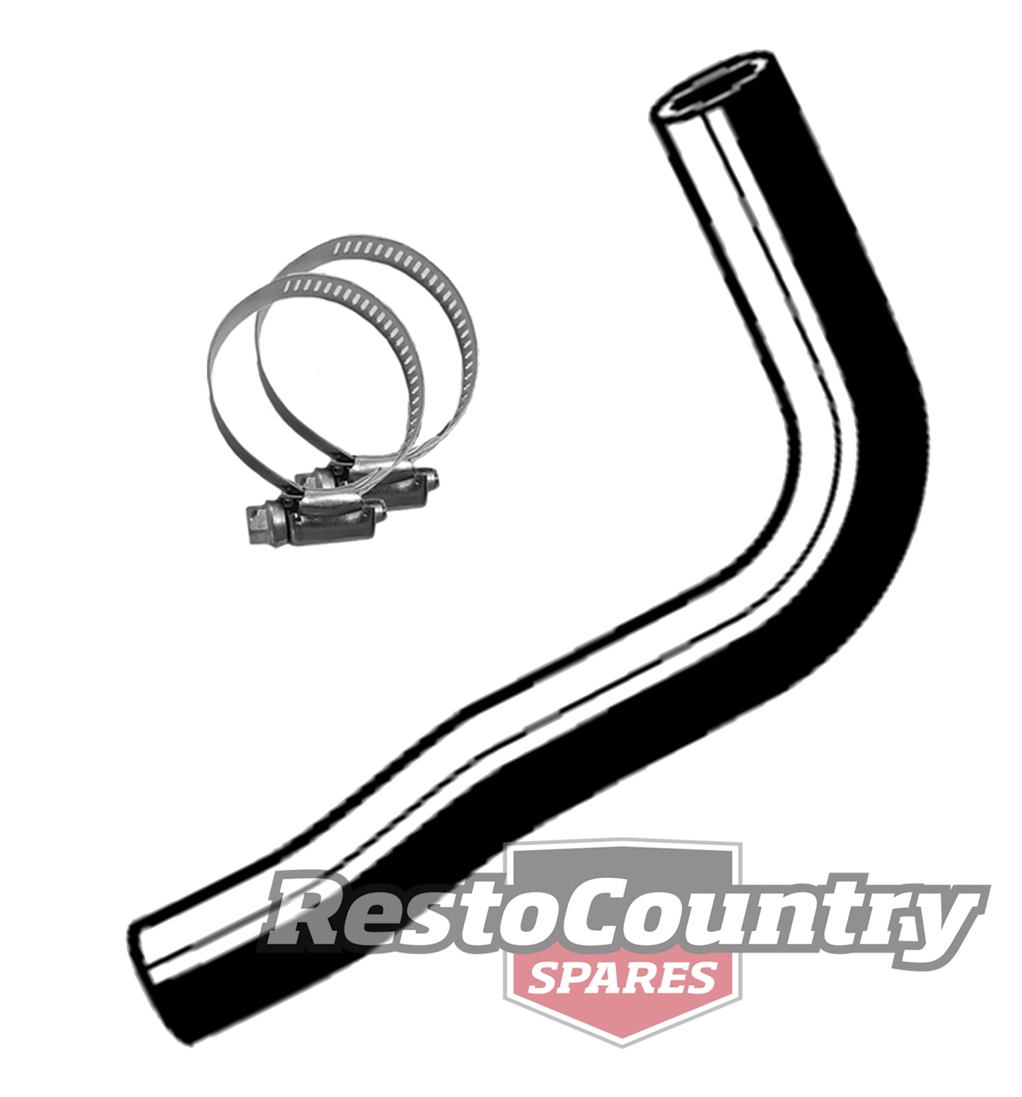 Holden Service LOWER Radiator Hose + Clamps V8 HQ HJ HX HZ 253 308 4.2 5.0 - kCH944-a