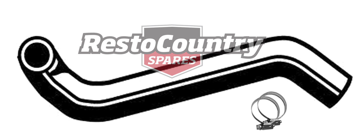 Ford UPPER Radiator Hose + Clamps XW XY ZD 351 V8 Cleveland service rubber - kCH958-a
