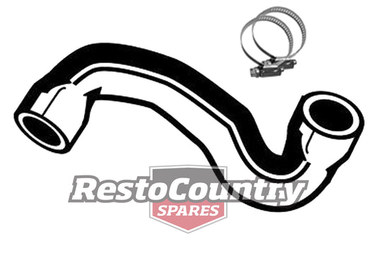 Ford LOWER Radiator Hose + Clamps 6Cyl XY 250 4.1 service rubber pipe - kCH966-a