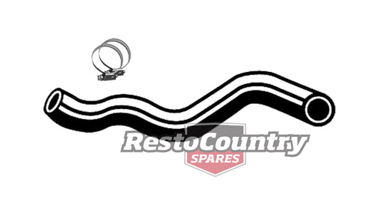 Ford LOWER Radiator Hose + Clamps V8 ZF ZG ZH 302C 351C 2V WITH A/C service - kCH972-b