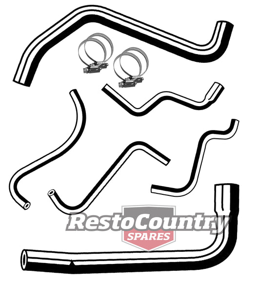 Holden Commodore Engine Radiator + Heater Hose + Clamps Kit VT WH V6 3.8 NON S/C - kCHVP3-a