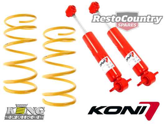 Holden Coil KING Spring + KONI Shock Kit Torana LC LJ 6cyl Front STANDARD Height - kCOILH137