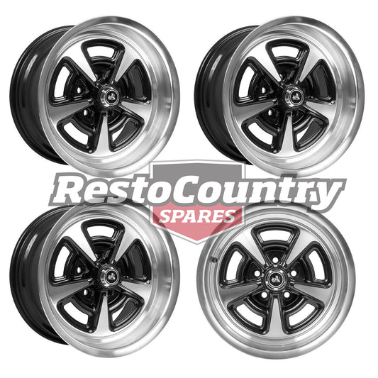 CTM Muscle SPRINT GTS Wheel SET 15x7 15x8 5/120 Holden HQ HJ HX HZ WB Staggered -kCTMGTS1-b - kCTMGTS1-b